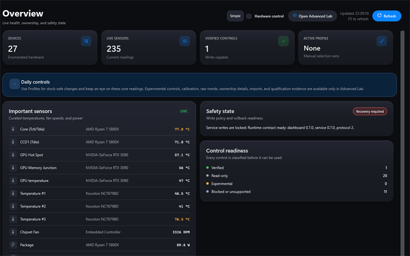 RigPilot: Windows Hardware Control Suite